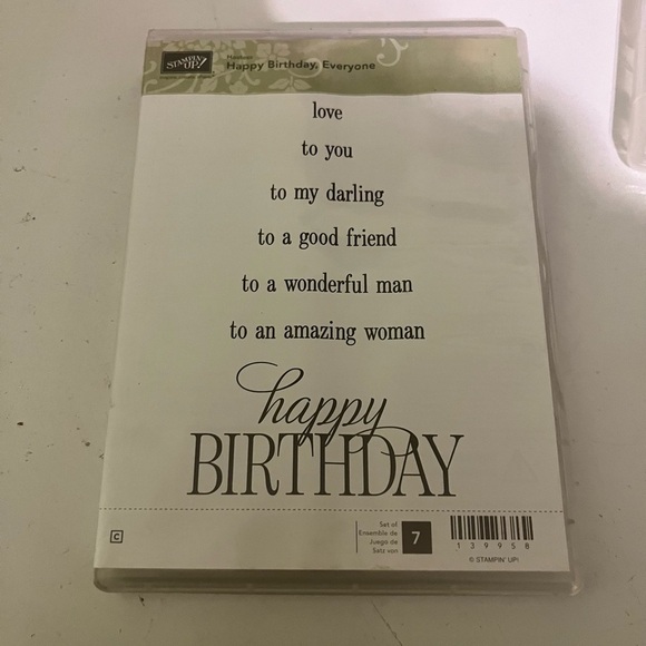 Stampin' Up! Happy Birthday Everyone Stamp Set - - Picture 1 of 2